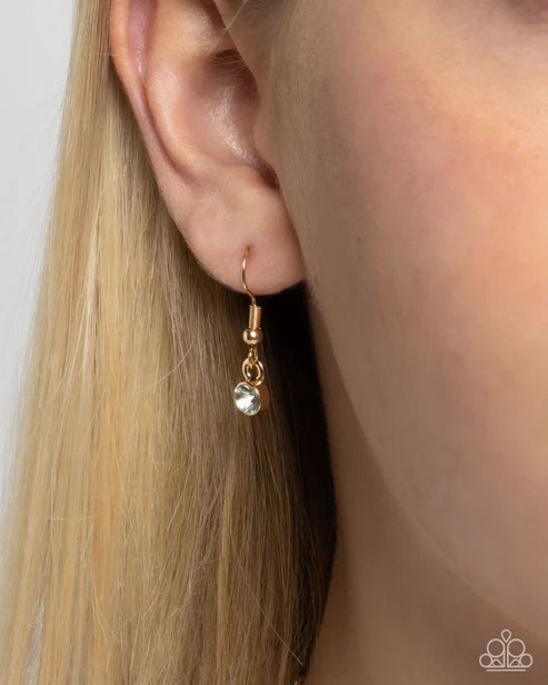 Paparazzi ♥ Cheetah Compound - Gold ♥ Necklace