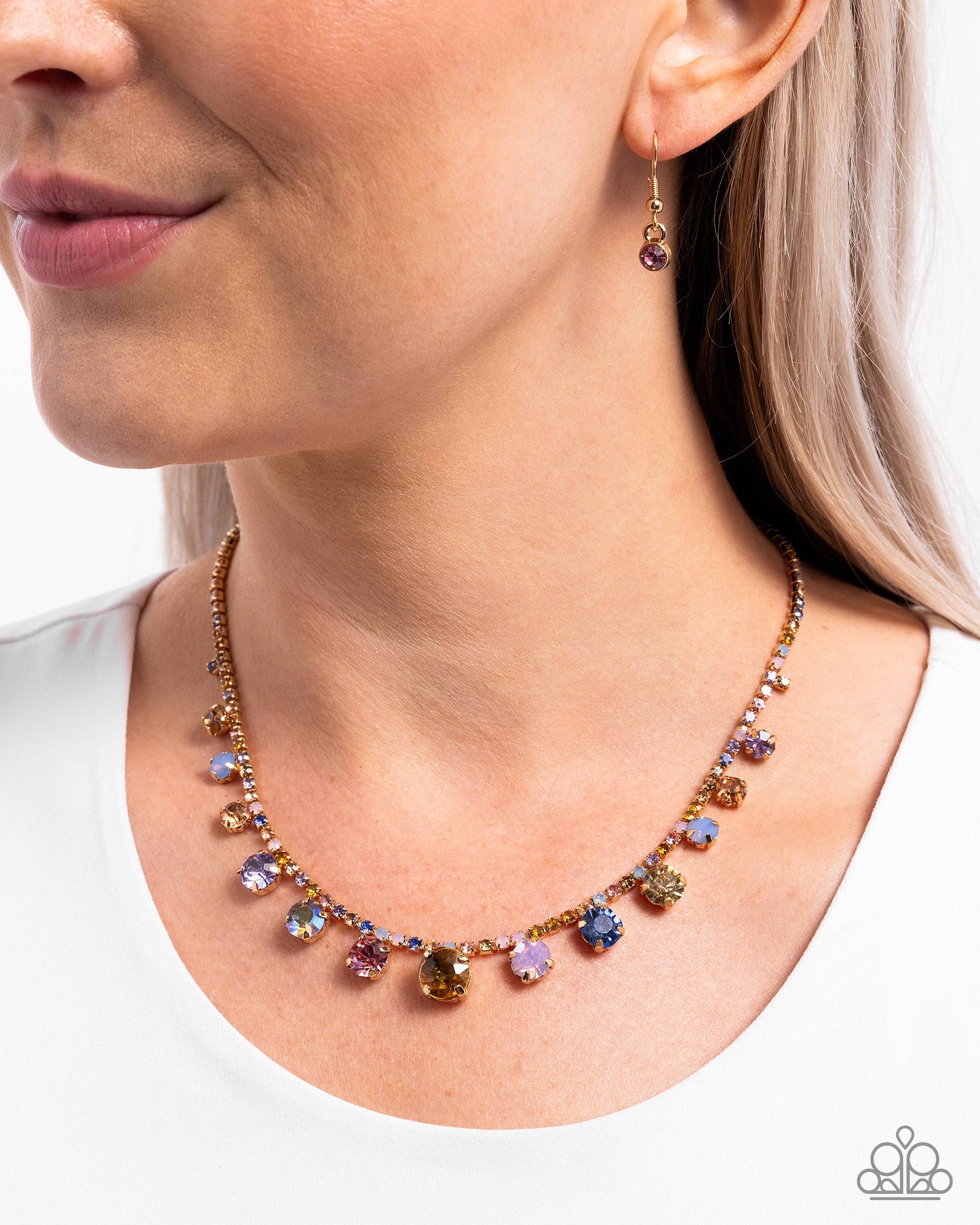 Paparazzi ♥ Colorful Countess - Multi ♥ Necklace