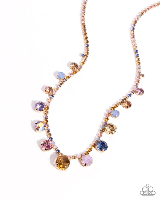 Paparazzi ♥ Colorful Countess - Multi ♥ Necklace