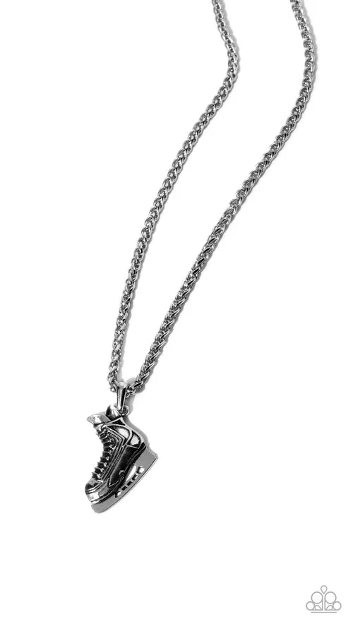 Paparazzi ♥ NHL Natural - SIlver ♥ Mens Necklace