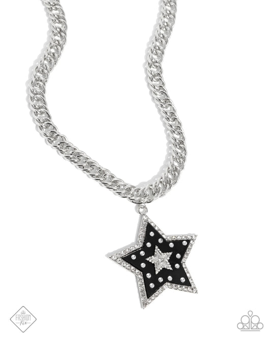 Paparazzi ♥ Cosmic Chic - Black ♥ Necklace